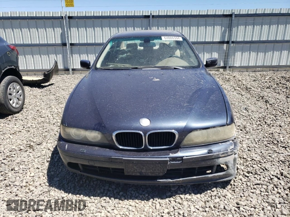 2002 BMW 5 Series 530iA with VIN WBADT63402CH93764, listed as a Copart auction lot 64886594 with 0 mi miles and Salvage Title. Bid and sale history available at carsss.com. Image 5.