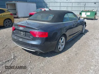 2016 Audi A5 Premium Plus with VIN WAUM2AFH2GN005516, listed as a IAAI auction lot 42181132 with 60,280 mi miles. Bid and sale history available at carsss.com. Image 4.