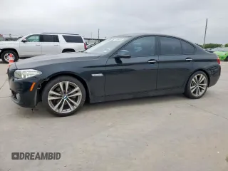 2016 BMW 5 Series 528i z VIN WBA5A5C57GG348593, wystawiony jako Copart lot #55469335 z przebiegiem 93 627 mil mil oraz Szkoda całkowita • Salvage title. Historia ofert i sprzedaży dostępna na DreamBid. Obrazek 1.