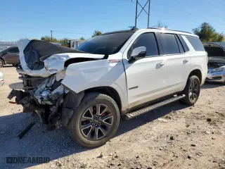 2021 Chevrolet Tahoe Z71 with VIN 1GNSKPKD3MR117317, listed as a Copart auction lot 81574054 with 130,976 mi miles and Salvage Title. Bid and sale history available at carsss.com. Image 1.