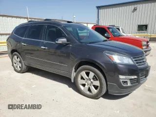 2014 Chevrolet Traverse LTZ with VIN 1GNKRJKD3EJ357184, listed as a Copart auction lot 48867145 with 155,816 mi miles and Salvage Title. Bid and sale history available at DreamBid. Image 4.