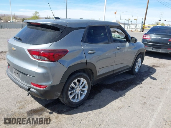 2024 Chevrolet TrailBlazer LS with VIN KL79MMS24RB184438, listed as a IAAI auction lot 41848482 with 17,136 mi miles and . Bid and sale history available at DreamBid. Image 4.