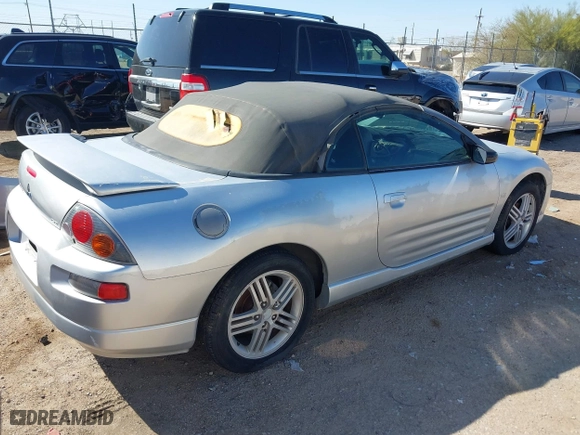2004 Mitsubishi Eclipse GT with VIN 4A3AE55H74E038882, listed as a IAAI auction lot 41812206 with 160,148 mi miles. Bid and sale history available at carsss.com. Image 4.