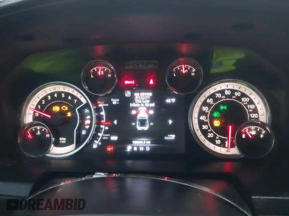 2016 Ram 1500 Sport with VIN 1C6RR6MT7GS241127, listed as a IAAI auction lot 41230712 with 129,586 mi miles. Bid and sale history available at carsss.com. Image 7.