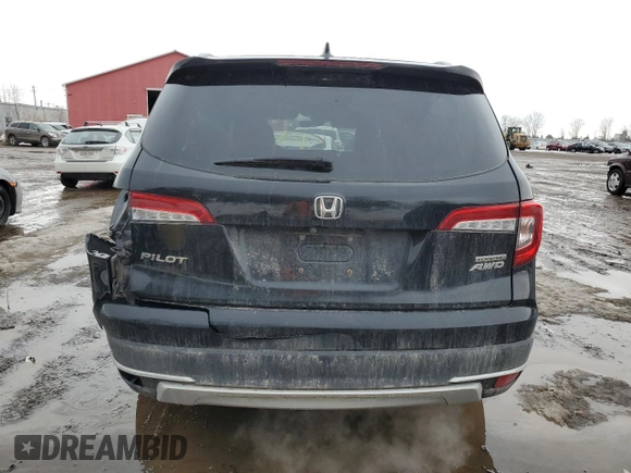2021 Honda Pilot Touring 8-Passenger with VIN 5FNYF6H98MB500048, listed as a Copart auction lot 46789315 with 89,974 mi miles and Salvage title. Bid and sale history available at DreamBid. Image 6.