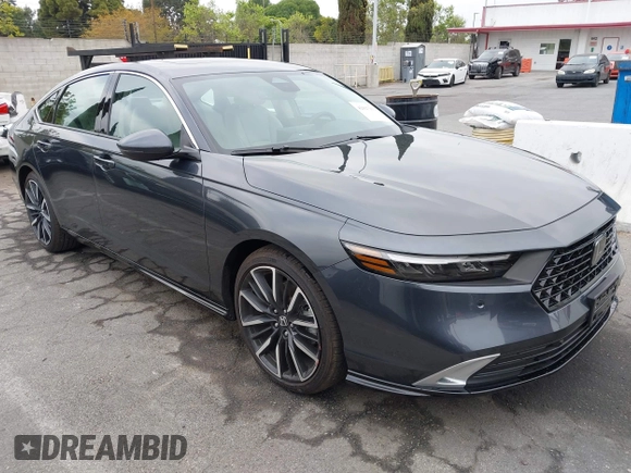 2024 Honda Accord Touring with VIN 1HGCY2F82RA070008, listed as a IAAI auction lot 42027911 with 13,878 mi miles and . Bid and sale history available at DreamBid. Image 1.