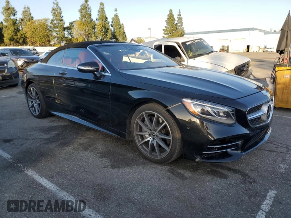 2019 Mercedes-Benz S-Class S 560 with VIN WDDXK8DB3KA039638, listed as a Copart auction lot 45003335 with 15,955 mi miles and Salvage Title. Bid and sale history available at carsss.com. Image 4.