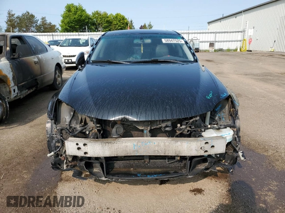 2006 Lexus IS 250 with VIN JTHCK262462000686, listed as a Copart auction lot 58947525 with 341,236 mi miles and Salvage title. Bid and sale history available at DreamBid. Image 5.
