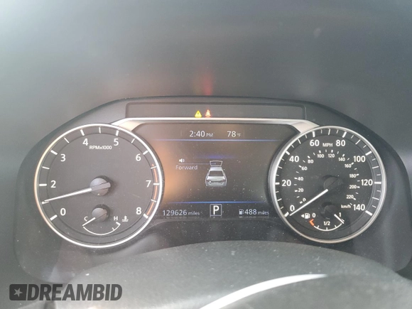 2020 Nissan Altima S with VIN 1N4BL4BVXLC127007, listed as a Copart auction lot 81233514 with 129,626 mi miles and Salvage title. Bid and sale history available at DreamBid. Image 9.