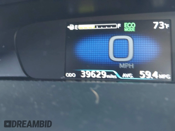 2022 Toyota Prius L Eco with VIN JTDKAMFU8N3188831, listed as a IAAI auction lot 42021222 with 39,629 mi miles and . Bid and sale history available at DreamBid. Image 7.