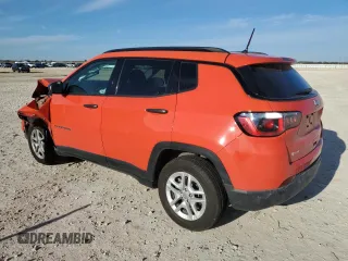 2017 Jeep Compass Sport with VIN 3C4NJCAB3HT690720, listed as a Copart auction lot 88251275 with 84,292 mi miles and Salvage Title. Bid and sale history available at carsss.com. Image 2.