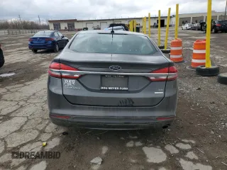2017 Ford Fusion SE with VIN 3FA6P0HD2HR108909, listed as a Copart auction lot 50010495 with 57,613 mi miles and Salvage Title. Bid and sale history available at DreamBid. Image 6.
