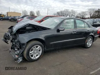 2004 Mercedes-Benz E-Class 3.2L with VIN WDBUF82J74X116313, listed as a Copart auction lot 43455195 with 0 mi miles and Salvage Title. Bid and sale history available at carsss.com. Image 1.