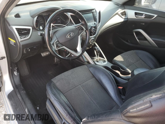2014 Hyundai Veloster RE:FLEX with VIN KMHTC6AD3EU217496, listed as a Copart auction lot 59189055 with 134,923 mi miles and Clean title. Bid and sale history available at DreamBid. Image 8.