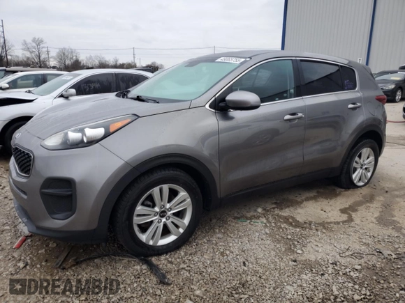 2018 Kia Sportage LX with VIN KNDPM3AC1J7484041, listed as a Copart auction lot 49065755 with 92,403 mi miles and Non Repairable. Bid and sale history available at carsss.com. Image 1.
