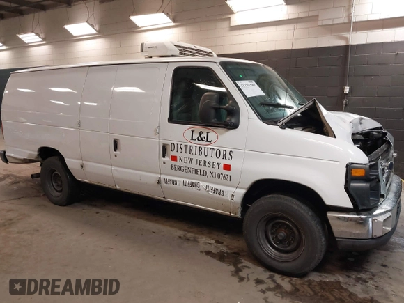 2014 Ford Econoline Cargo Commercial with VIN 1FTSS3EL3EDA06883, listed as a IAAI auction lot 41201589 with 154,796 mi miles and . Bid and sale history available at DreamBid. Image 1.