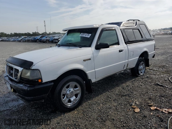 1999 Ford Ranger XL with VIN 1FTYR10V2XUB15017, listed as a Copart auction lot 52811275 with 154,023 mi miles and Clean Title. Bid and sale history available at carsss.com. Image 1.