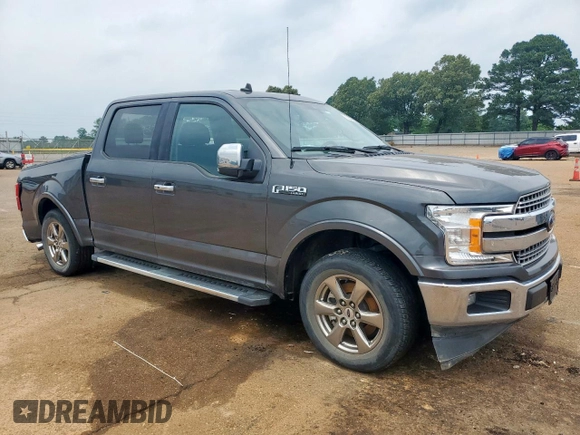 2020 Ford F-150 XL with VIN 1FTEW1CP9LKF25862, listed as a Copart auction lot 56596825 with 41,088 mi miles and Salvage title. Bid and sale history available at DreamBid. Image 4.