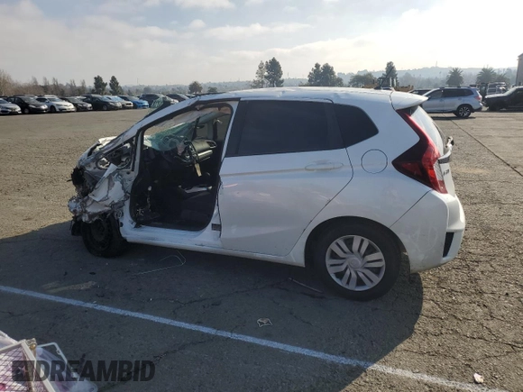 2016 Honda Fit LX with VIN JHMGK5H51GX008405, listed as a Copart auction lot 89374675 with Not Provided miles and Salvage Title. Bid and sale history available at DreamBid. Image 2.