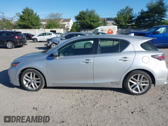 2014 Lexus CT 200h with VIN JTHKD5BH0E2189479, listed as a IAAI auction lot 42108923 with 114,519 mi miles and . Bid and sale history available at DreamBid. Image 14.