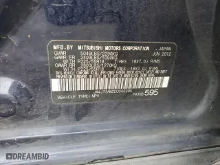 2013 Mitsubishi Outlander SE with VIN JA4JT3AW2DU000395, listed as a Copart auction lot 48165955 with 188,301 mi miles and Salvage Title. Bid and sale history available at carsss.com. Image 13.