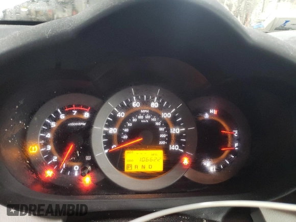 2009 Toyota RAV4 with VIN 2T3ZF31VX9W011727, listed as a Copart auction lot 87837365 with 106,622 mi miles and Salvage title. Bid and sale history available at DreamBid. Image 9.