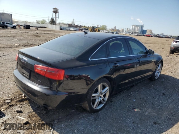 2015 Audi A6 Premium Plus with VIN WAUGFAFC9FN035214, listed as a Copart auction lot 56355095 with 164,766 mi miles and Salvage title. Bid and sale history available at DreamBid. Image 3.