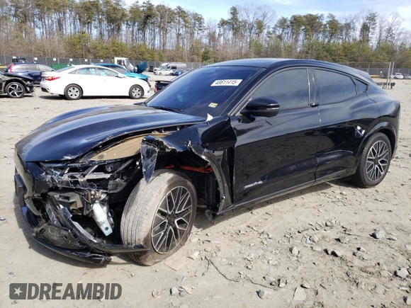 2024 Ford Mustang Mach-E Premium with VIN 3FMTK3SU6RMA22776, listed as a Copart auction lot 48611415 with 10,717 mi miles and Salvage Title. Bid and sale history available at DreamBid. Image 1.