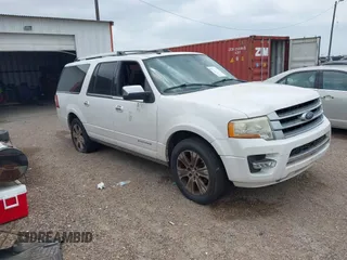 2016 Ford Expedition Max Platinum z VIN 1FMJK1LT8GEF11717, wystawiony jako IAAI lot #42277702 z przebiegiem 176 420 mil mil oraz . Historia ofert i sprzedaży dostępna na DreamBid. Obrazek 1.