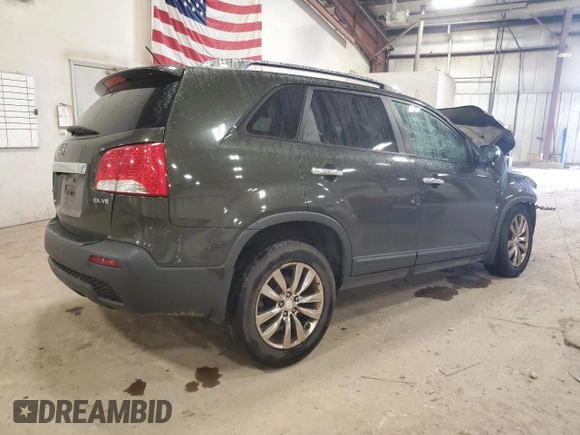 2011 Kia Sorento EX with VIN 5XYKU4A26BG112416, listed as a Copart auction lot 83944594 with 0 mi miles and Clean Title. Bid and sale history available at carsss.com. Image 3.