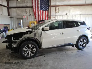 2022 Nissan Murano S with VIN 5N1AZ2AJ1NC125359, listed as a Copart auction lot 80732444 with 51,587 mi miles and Clean Title. Bid and sale history available at DreamBid. Image 1.