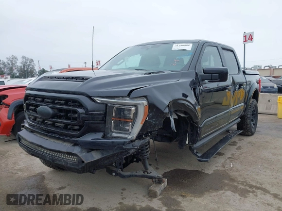 2021 Ford F-150 XL with VIN 1FTFW1E50MKF07932, listed as a IAAI auction lot 41286986 with 14,721 mi miles. Bid and sale history available at carsss.com. Image 20.