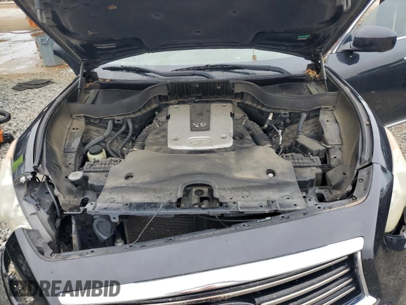 2012 Infiniti FX with VIN JN8AS1MW2CM152348, listed as a Copart auction lot 54661095 with 190,772 mi miles and Salvage title. Bid and sale history available at DreamBid. Image 12.