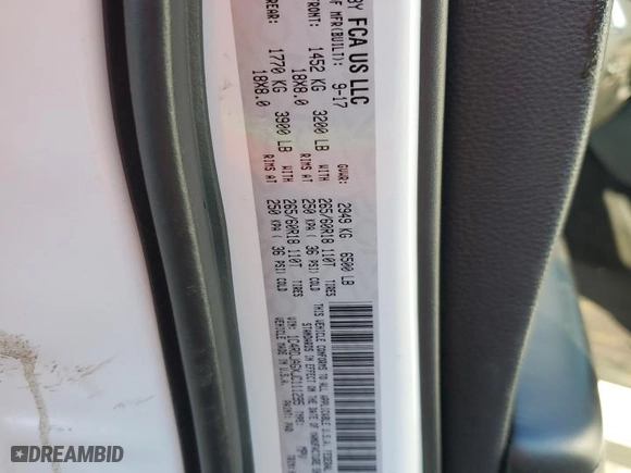 2018 Dodge Durango SXT with VIN 1C4RDJAGXJC111295, listed as a Copart auction lot 48416185 with 92,672 mi miles and Salvage Title. Bid and sale history available at carsss.com. Image 14.