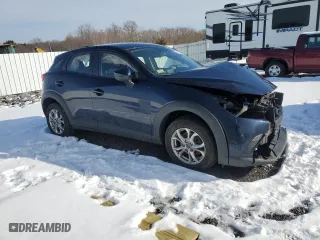 2017 Mazda CX-3 Sport with VIN JM1DKFB73H0154724, listed as a Copart auction lot 43694025 with 191,768 mi miles and Salvage Title. Bid and sale history available at carsss.com. Image 4.