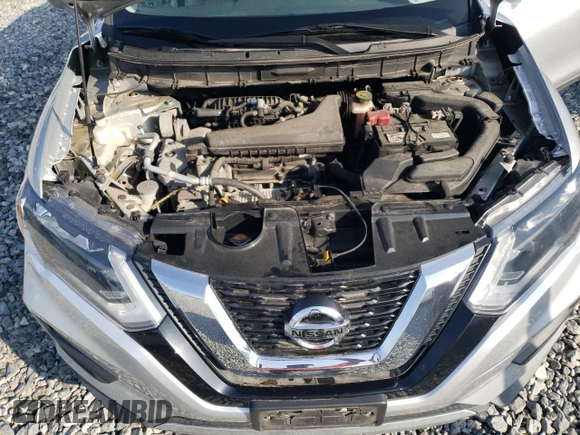 2017 Nissan Rogue SV with VIN KNMAT2MV7HP552465, listed as a Copart auction lot 62162165 with 124,217 mi miles and Clean title. Bid and sale history available at DreamBid. Image 12.
