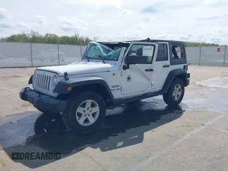 2018 Jeep Wrangler Unlimited Sport S with VIN 1C4BJWDG3JL810853, listed as a IAAI auction lot 42074032 with 141,942 mi miles and . Bid and sale history available at DreamBid. Image 18.