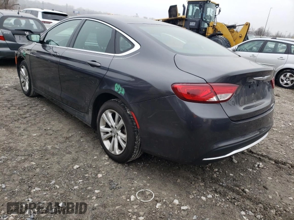2015 Chrysler 200 Limited with VIN 1C3CCCAB9FN715770, listed as a Copart auction lot 74103114 with 41,844 mi miles and Salvage Title. Bid and sale history available at carsss.com. Image 2.