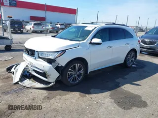 2020 Acura MDX Sport Hybrid w/Technology Pkg with VIN 5J8YD7H58LL000333, listed as a IAAI auction lot 41817961 with 59,463 mi miles. Bid and sale history available at carsss.com. Image 2.