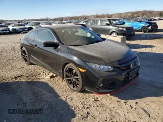 2018 Honda Civic Si Coupe with VIN 2HGFC3A58JH750144, listed as a Copart auction lot 81594994 with 84,340 mi miles and Salvage Title. Bid and sale history available at carsss.com. Image 4.