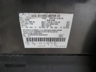 2018 Ford Explorer Limited z VIN 1FM5K8F82JGA82507, wystawiony jako Copart lot #50325695 z przebiegiem Nie podano mil oraz Szkoda całkowita • Salvage title. Historia ofert i sprzedaży dostępna na DreamBid. Obrazek 16.