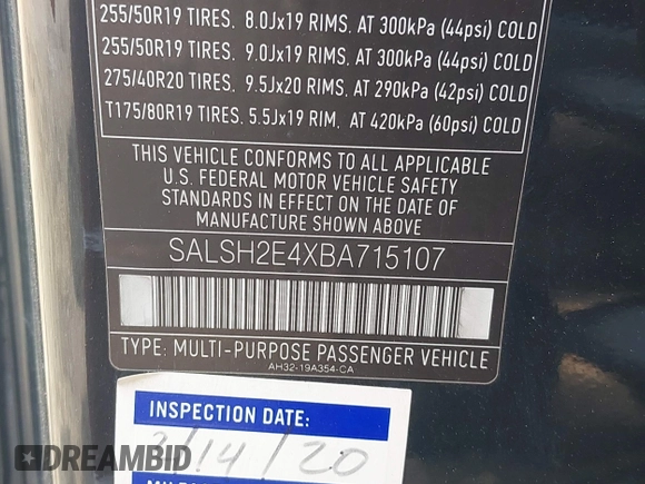 2011 Land Rover Range Rover Sport SC z VIN SALSH2E4XBA715107, wystawiony jako IAAI lot #42298872 z przebiegiem 91 010 mil mil oraz . Historia ofert i sprzedaży dostępna na DreamBid. Obrazek 9.