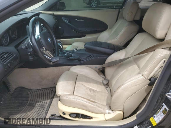 2008 BMW 6 Series 650i with VIN WBAEB53558CX60100, listed as a Copart auction lot 62189194 with 171,562 mi miles and Non Repairable. Bid and sale history available at carsss.com. Image 7.