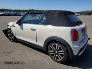 2022 MINI Convertible Cooper S with VIN WMW43DL01N3N51794, listed as a Copart auction lot 53075045 with 43,811 mi miles and Salvage title. Bid and sale history available at DreamBid. Image 2.