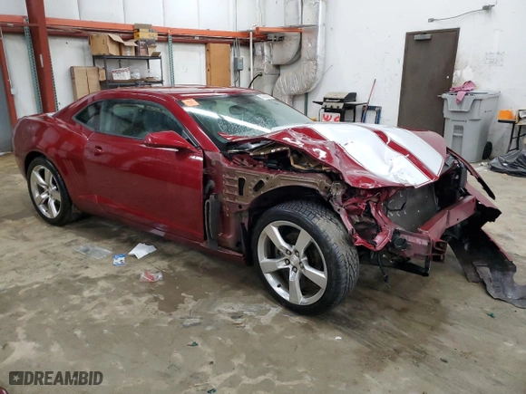 2010 Chevrolet Camaro 2LT with VIN 2G1FC1EV3A9159994, listed as a Copart auction lot 47885625 with 110,260 mi miles and Salvage Title. Bid and sale history available at carsss.com. Image 4.