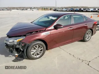 2020 Kia Optima LX z VIN 5XXGT4L32LG383588, wystawiony jako Copart lot #49146715 z przebiegiem 94 172 mil mil oraz Szkoda całkowita • Salvage title. Historia ofert i sprzedaży dostępna na DreamBid. Obrazek 1.