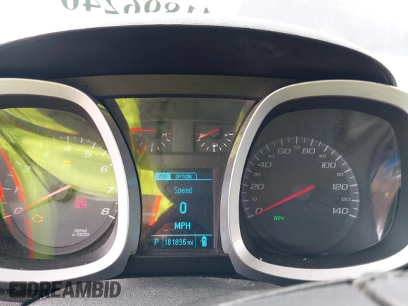 2014 Chevrolet Equinox LTZ with VIN 2GNFLHEK3E6180719, listed as a IAAI auction lot 41896240 with 181,836 mi miles. Bid and sale history available at carsss.com. Image 7.