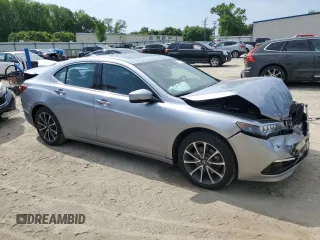 2015 Acura TLX Technology with VIN 19UUB2F5XFA011330, listed as a Copart auction lot 54737135 with 96,164 mi miles and Salvage title. Bid and sale history available at DreamBid. Image 4.