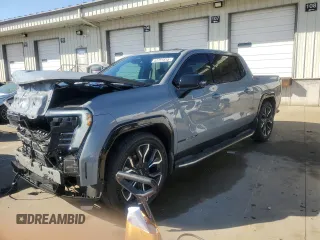 2024 GMC Sierra 1500 with VIN 1GT401EL5RU401222, listed as a Copart auction lot 43251615 with 8,806 mi miles and Salvage Title. Bid and sale history available at DreamBid. Image 1.