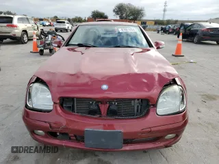 2001 Mercedes-Benz SLK 230 Kompressor with VIN WDBKK49F01F223928, listed as a Copart auction lot 87061404 with 102,270 mi miles and Salvage title. Bid and sale history available at DreamBid. Image 5.